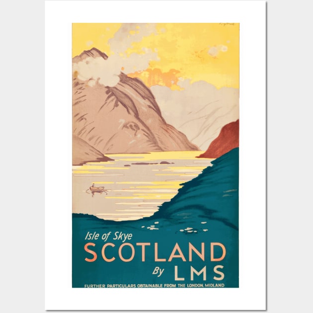 Vintage Travel Poster - Isle of Skye, Scotland Wall Art by Naves